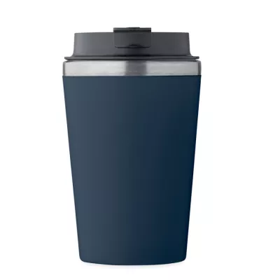 Kubek dwuścienny z powłoką ceramiczną 350 ml BLERM - Francuski Granat (MO2572-85)