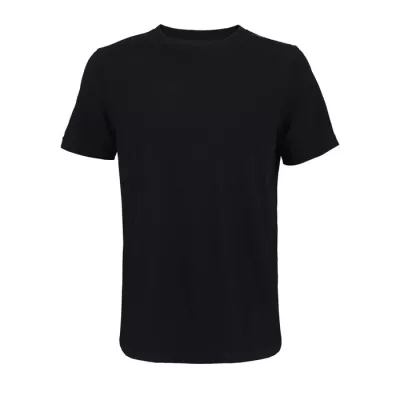 Koszulka unisex z czesanej bawełny Sol's TUNER - Deep Black (S04203-DB)