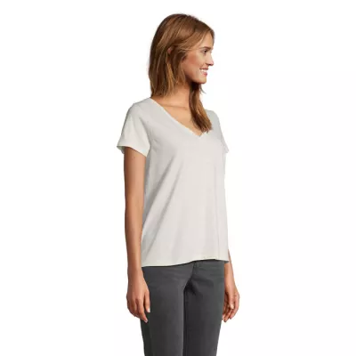 Koszulka damska V-neck Sol's REGENT V WOMEN - Off-White (S04766-WW)