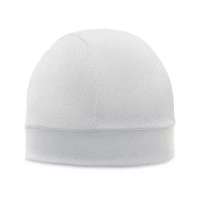 Czapka sportowa z wentylacją z poliestru SHIELD - Bialy (MO2878-06)