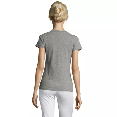 Koszulka damska dopasowana 150 g/m² Sol's REGENT WOMEN - Szary Melanż (S01825-GM)