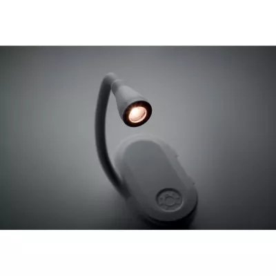 Lampka LED do książki z akumulatorem SCENE REPLA - Bialy (MO3241-06)