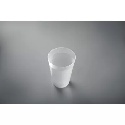 Kubek eventowy z PP 300 ml FESTA - Przezroczysty Bialy (MO6375-26)