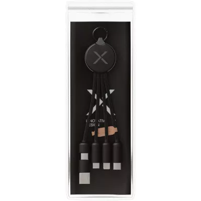 SCX.design C14 kabel do ładowania 5 w 1 o mocy 15 W - Czarny (2PX17990)