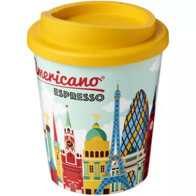 Kubek termiczny espresso z serii Brite-Americano® o pojemności 250 ml - Żółty (21009111)