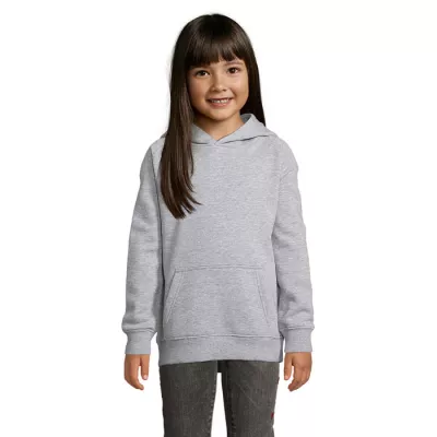 Bluza dziecięca z kapturem Sol's STELLAR KIDS - Szary Melanż 2 (S03576-GY)