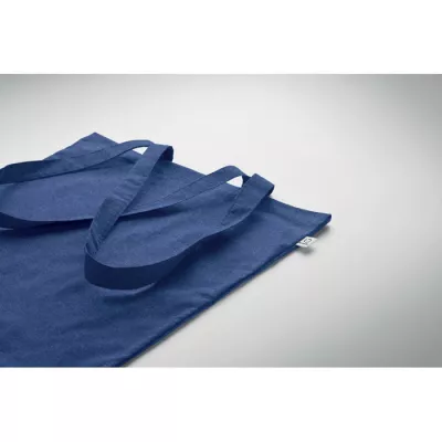 Torba z bawełny z recyklingu 140 g/m² VIVEKA COLOUR - Niebieski (MO2302-37)