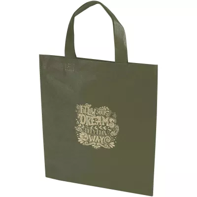 Ecoseal torba na zakupy o pojemności 3 l z recyklingu z certyfikatem GRS - Leśny zielony (13013664)