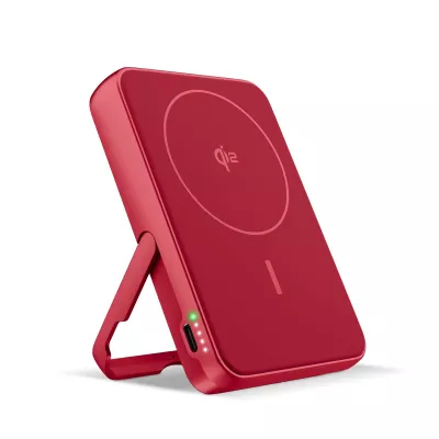 Fresh 'n Rebel Powerbank bezprzewodowy 10000 mAh kompatybilny z MagSafe - czerwony (LT49745-N0021)