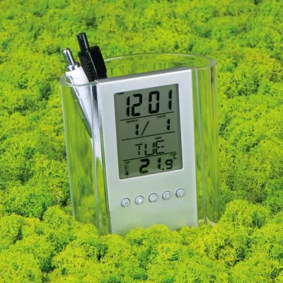 Stojak biurkowy wielofunkcyjny MADRID - przeźroczysty (103066)