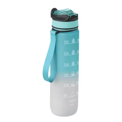 Butelka sportowa RPET 1000 ml ze słomką ACTIVATE - Baby Blue (MO2489-66)