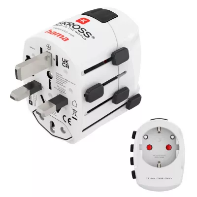Adapter podróżny Skross for Hama Pro - biały (VH050-02)