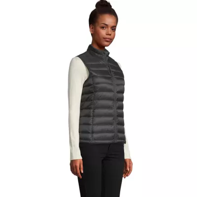 Kamizelka puchowa damska Sol's WILSON BW WOMEN - Czarny (S02890-BK)