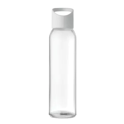 Butelka szklana z uchwytem 470 ml PRAGA - Bialy (MO9746-06)