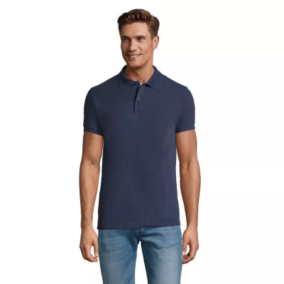 Koszulka polo męska piqué 180 g/m² Sol's PERFECT MEN - Melanż Denim (S11346-HD)