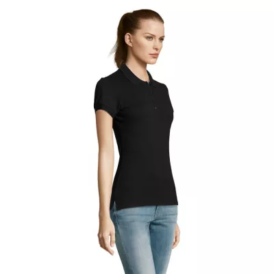 Koszulka polo damska piqué 170 g/m² Sol's PASSION - Czarny (S11338-BK)