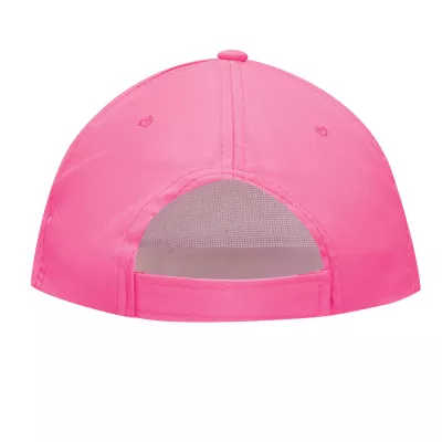 5 segmentowa czapka SHINY - biały, różowy (56-0701803)