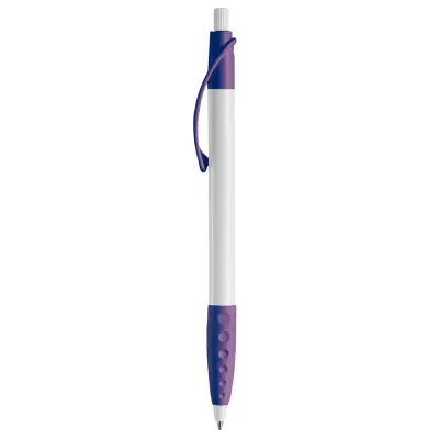 Długopis plastikowy (ABS) Cosmo - biało / purpurowy (LT87622-N0172)