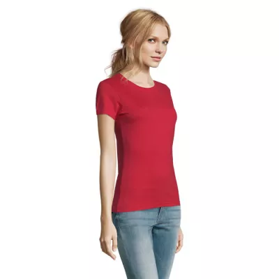 Koszulka damska 190 g/m² Sol's IMPERIAL WOMEN - Czerwony (S11502-RD)