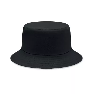 Kapelusz przeciwsłoneczny bawełniany 260 g/m² MONTI - Czarny (MO2261-03)
