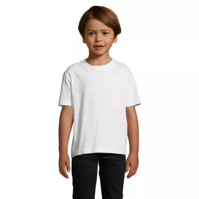 Koszulka dziecięca 190 g/m² Sol's IMPERIAL KIDS - Bialy (S11770-WH)