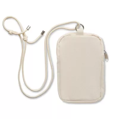 Torebka na telefon z recyklingu 280 g/m² MOBIBOLSA - Bezowy (MO2519-13)