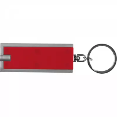 Brelok plastikowy AGUSTIN - czerwony (9231105)