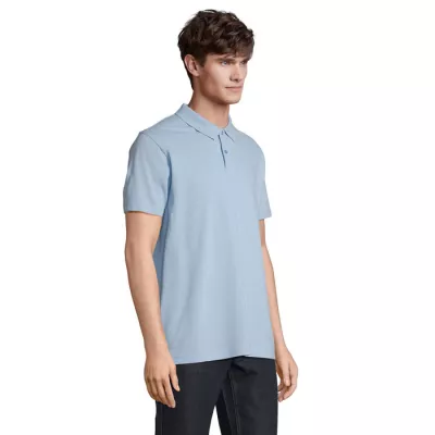 Koszulka polo unisex z czesanej bawełny Sol's PULSE - Sky Blue Pique (S04502-SP)