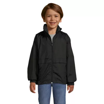 Wiatrówka dziecięca 210 g/m² Sol's SURF KIDS - Czarny (S32300-BK)