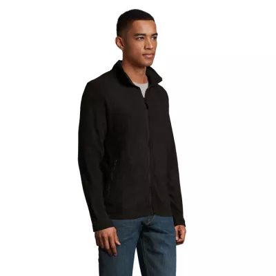 Bluza polarowa męska na zamek 220 g/m² Sol's NORMAN - Czarny (S02093-BK)