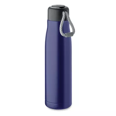 Butelka termiczna z uchwytem sznurkowym 500 ml CORDLE - Niebieski (MO2413-37)