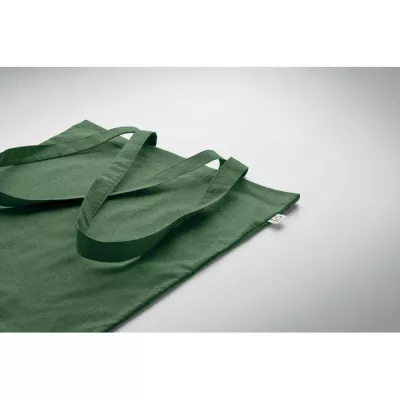 Torba z bawełny z recyklingu 140 g/m² VIVEKA COLOUR - Ciemnozielony (MO2302-60)