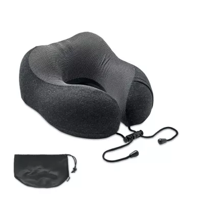 Poduszka podróżna z workiem RPET BANTAL - Kamienny Szary (MO6709-15)