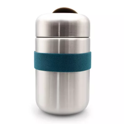 Próżniowy pojemnik na żywność 400 ml z łyżką Black+Blum - srebrny (P439.0533)