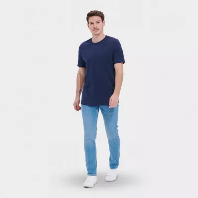 Koszulka unisex z czesanej bawełny Sol's TUNER - French Navy (S04203-FN)
