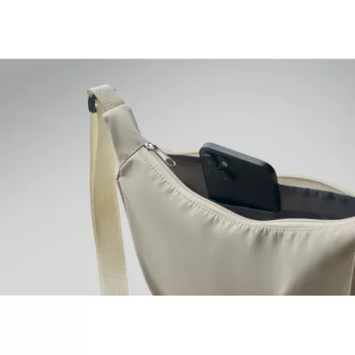 Torba crossbody z oxford 400D KOROVIN CROSS - Zgaszona Biel (MO2685-43)