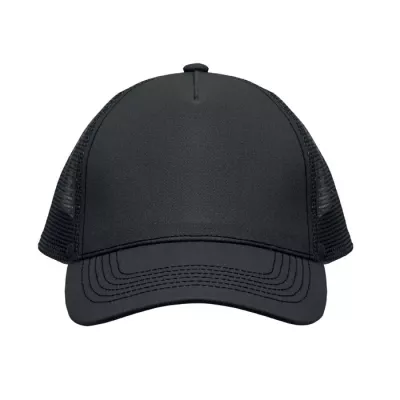 Czapka z daszkiem trucker bawełniana 250 g/m² BLIST - Czarny (MO2986-03)