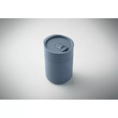 Kubek z PP z silikonową osłoną 330 ml GOBLET - Petrol (MO2773-20)