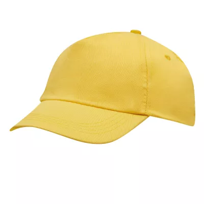 5-segmentowa czapka FAVOURITE - żółty (56-0702053)