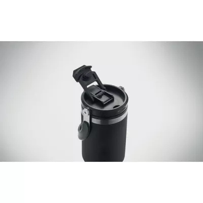 Kubek termiczny ze słomką ze stali 850 ml SUMA HAND - Czarny (MO2561-03)
