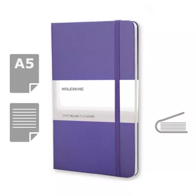 MOLESKINE Notatnik ok. A5 - fioletowy (VM301-13)