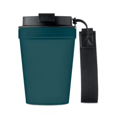 Kubek z PP z paskiem 300 ml ISFORDEN TUMBLER - Francuski Granat (MO2670-85)