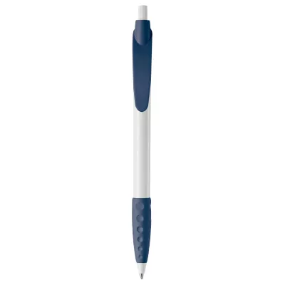 Długopis plastikowy (ABS) Cosmo - biało / ciemnoniebieski (LT87622-N0110)