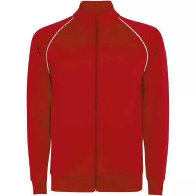 Męska bluza Valier z zamkiem błyskawicznym na całej długości - Czerwony (R0437-RED)
