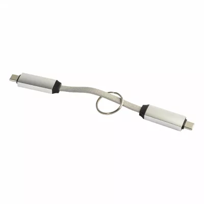 Keycab přívěsek na klíče 60W kabel USB-C - srebrny (AP864151-21)