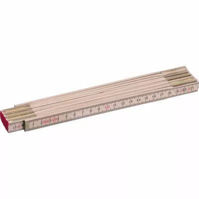 Drewniana składana miarka SVENJA - grey (9532413)