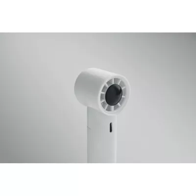 Mini wentylator ręczny z wyświetlaczem 2600 mAh GLACI - Bialy (MO2780-06)