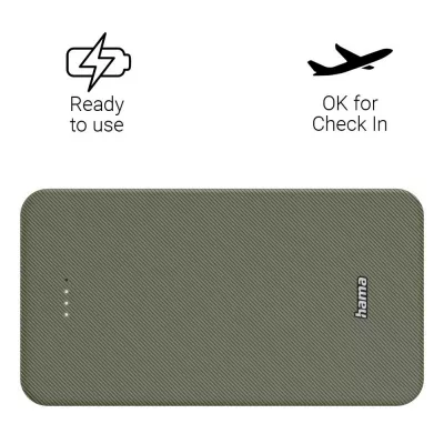 Power bank 20000 mAh Hama Power Pack - zielony (VH024-06)