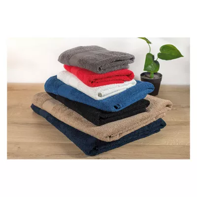 Ręcznik frotte organiczny 70x140 cm 360 g/m² PERRY - Czarny (MO9932-03)