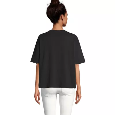 Koszulka damska oversize 180 g/m² Sol's BOXY WOMEN - Deep Black (S03807-DB)